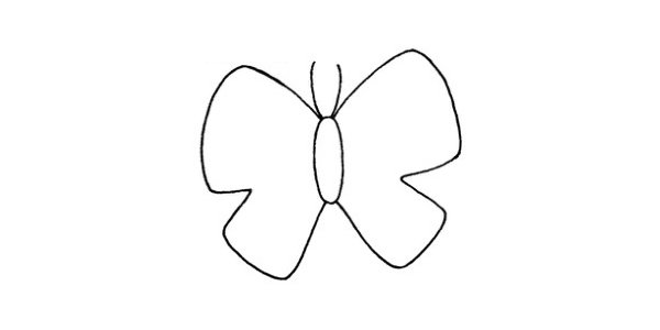 一组蝴蝶简笔画简单的画法