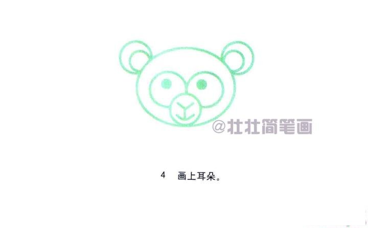 猴子简笔画画法_怎么画猴子的简笔画