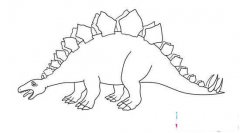 少儿恐龙简笔画图片