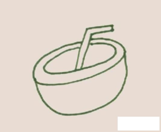 椰子简笔画