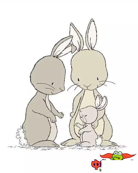 小兔子简笔画图片大全,可爱的兔子