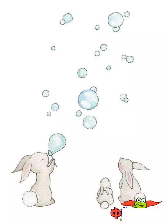 小兔子简笔画图片大全,可爱的兔子