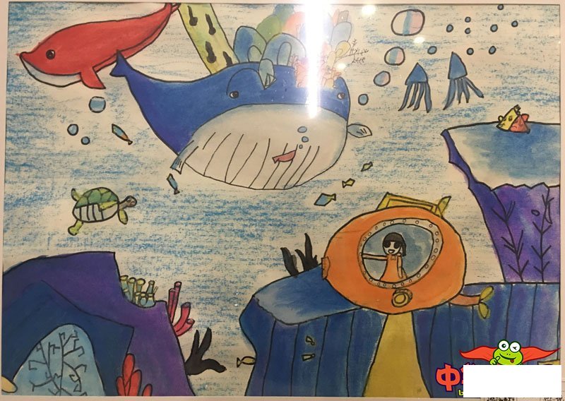 美丽的海底世界怎么画,奇妙的海底世界儿童画