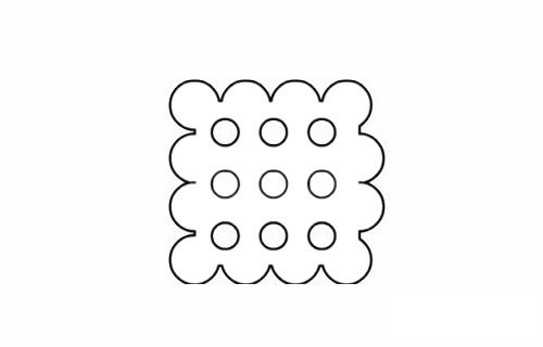 饼干简笔画图片