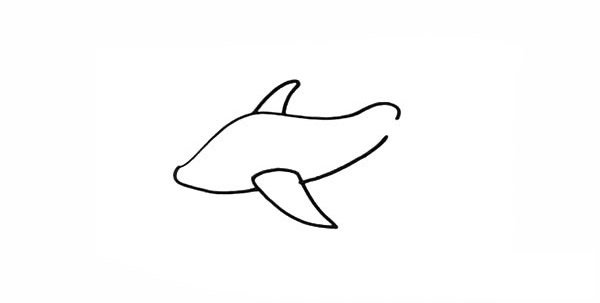 天空中的飞机简笔画