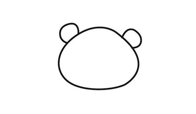 大熊猫简笔画