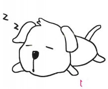 小狗简笔画大全,超可爱的小狗