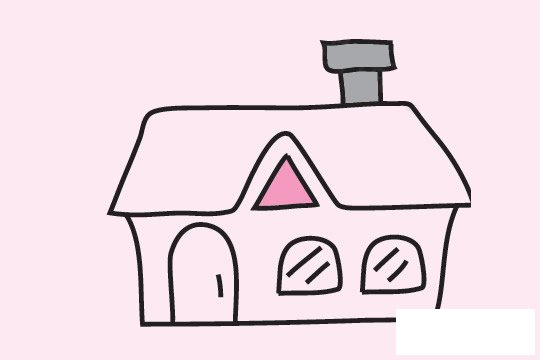 房子简笔画图片