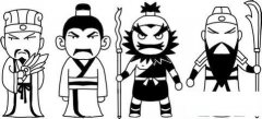 卡通三国人物简笔画