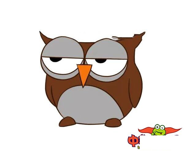 猫头鹰怎么画才好看,猫头鹰简笔画带颜色