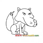 大灰狼│动物简笔画2