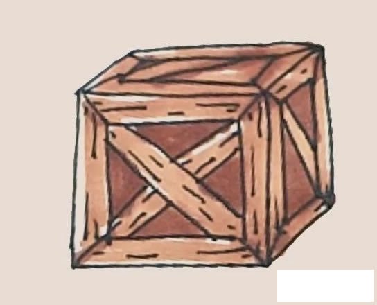 木箱简笔画
