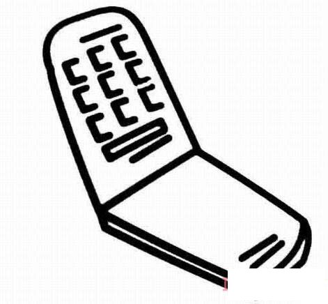 翻盖手机简笔画怎么画简单好看