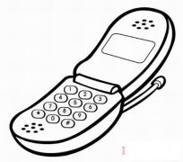 翻盖手机简笔画怎么画简单好看