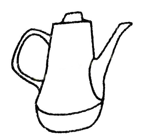 水壶简笔画大全及画法步骤