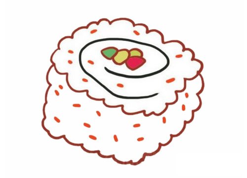 寿司简笔画图片