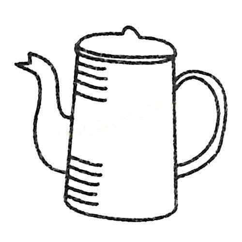 水壶简笔画大全及画法步骤