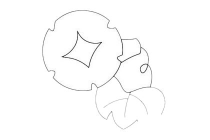 牵牛花简笔画图片大全作品三