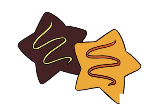 饼干简笔画图片