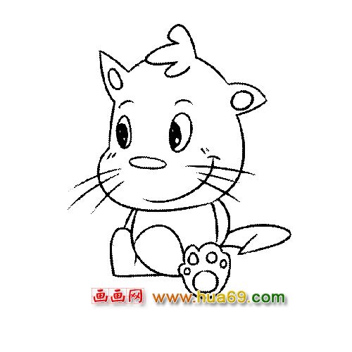 简笔画（狼宝宝）1