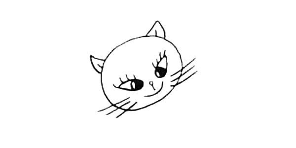 可爱的小猫咪简笔画