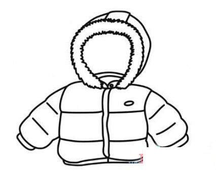 儿童羽绒服怎么画可爱简单 羽绒服简笔画图片
