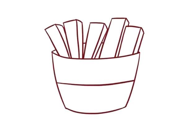 薯条简笔画