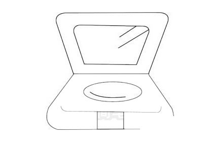 化妆盒简笔画图片