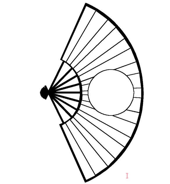 日本扇子怎么画简单漂亮 扇子简笔画图片