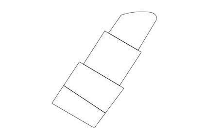 口红简笔画图片