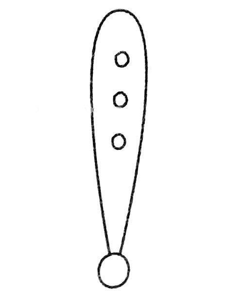 狼牙棒简笔画大全及画法步骤图片