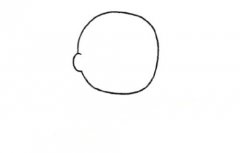 简单的画老奶奶简笔画 四步画出