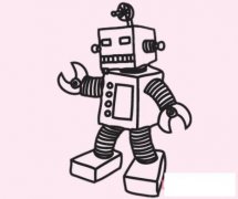 简单机器人怎么画 各种机器人的画法教程