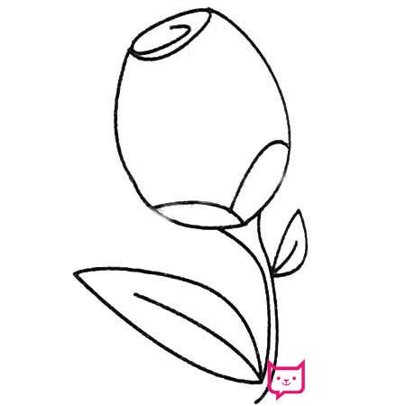 简单的简笔画花大全，玫瑰花简笔画