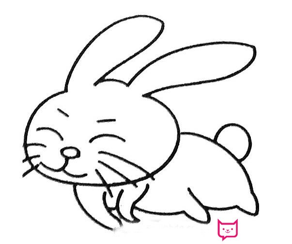 兔子简笔画图片大全，超可爱的小兔子（6张）