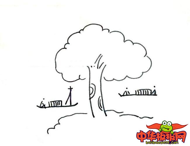 美丽大自然风景简笔画图片,风景画大全简单又好看(9张)