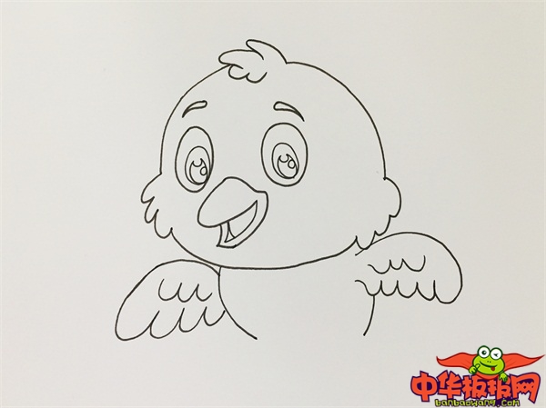 可爱卡通小鸟简笔画