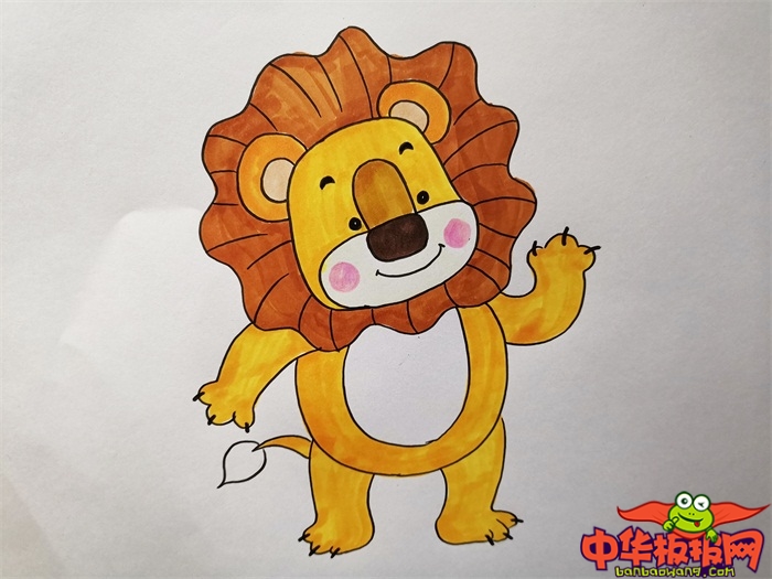 一步一步教我画狮子