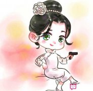 老九门尹新月q版简笔画图片