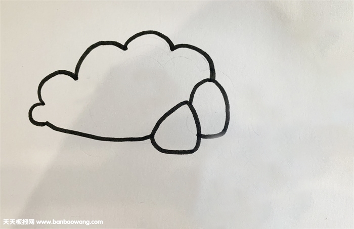 童年的水墨画溪边怎么画