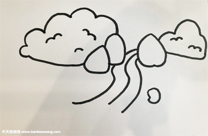 童年的水墨画溪边怎么画