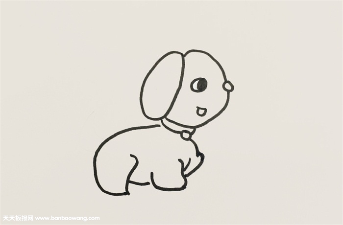 怎么画小狗简单画法
