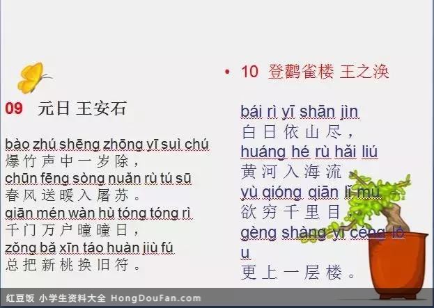 教育部最新：小学必背古诗80首（带拼音），假期早掌握学的轻松！