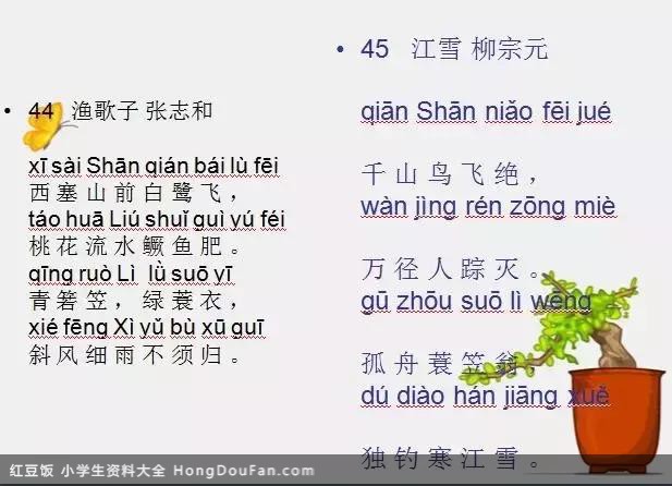 教育部最新：小学必背古诗80首（带拼音），假期早掌握学的轻松！