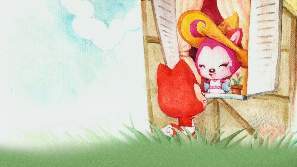 萌阿狸和桃子唯美可爱卡通图片