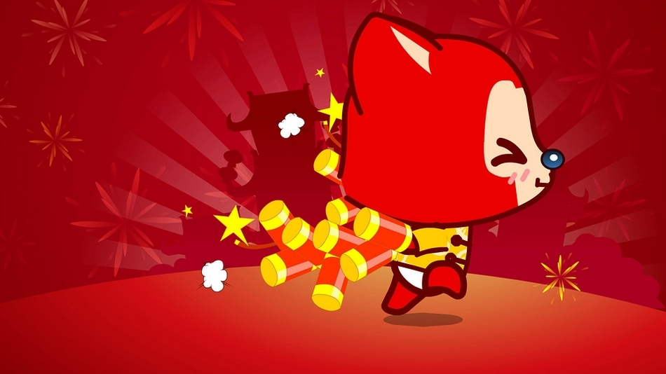 萌阿狸和桃子唯美可爱卡通图片