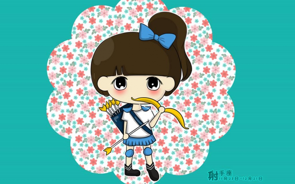 射手座卡通形象可爱图片