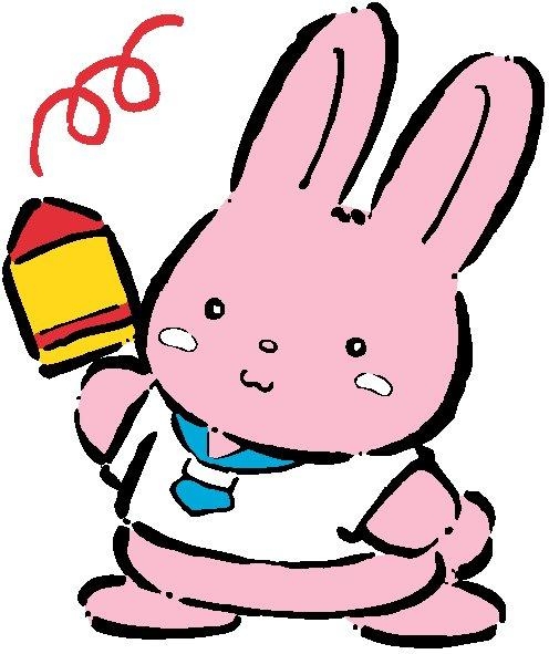 呆萌可爱卡通小兔子表情包大全图片