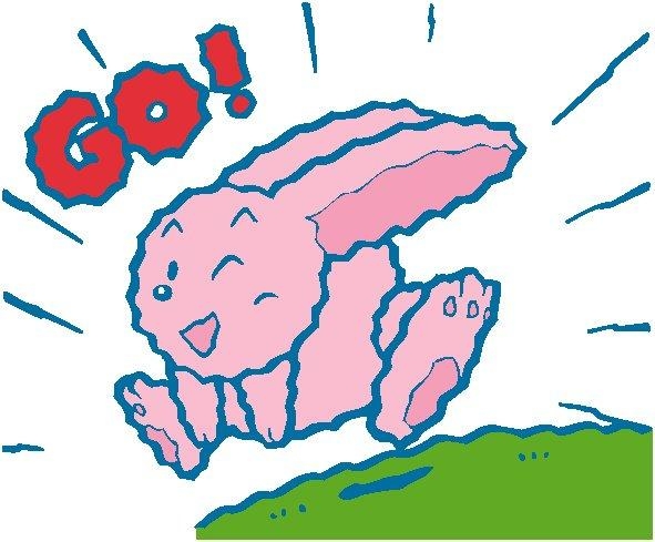 呆萌可爱卡通小兔子表情包大全图片