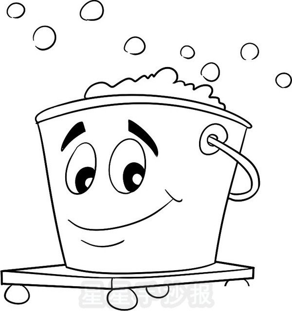 水桶简笔画